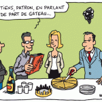 Convivialité au bureau Épiphanie dans les entreprises