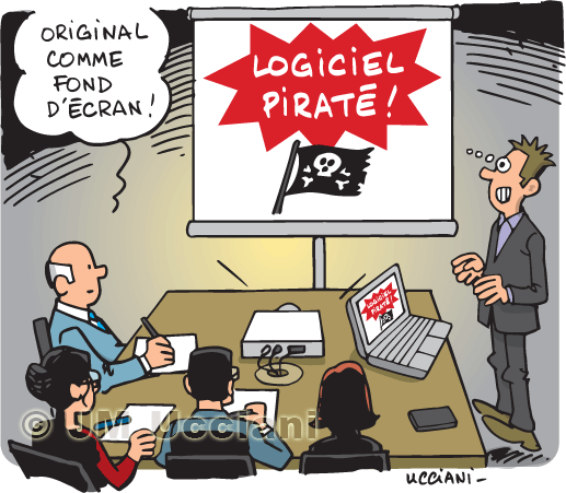 Logiciel piraté