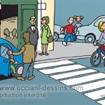 Chasse aux risques destinée aux enfants sur les règles de sécurité routière 20-9-securite-routiere-ecole-2